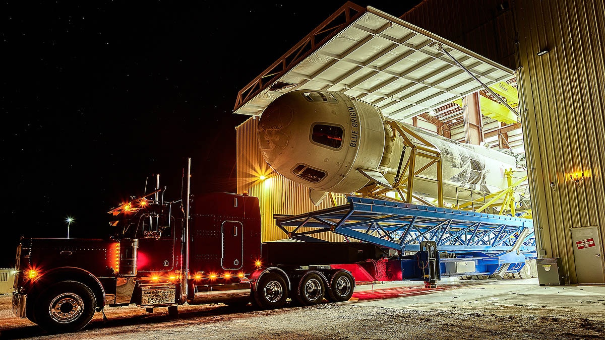 Jeff Bezos New Shepard Launch