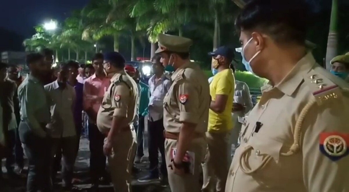 मौके पर पहुंची पुलिस