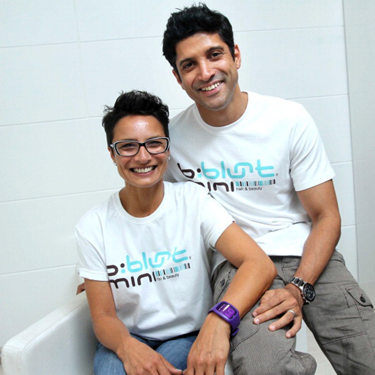 फरहान अख्तर और अधूना भबानी 