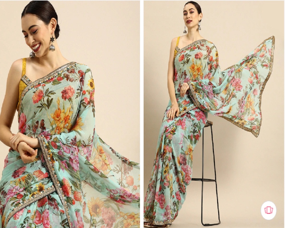 Floral Saree for women