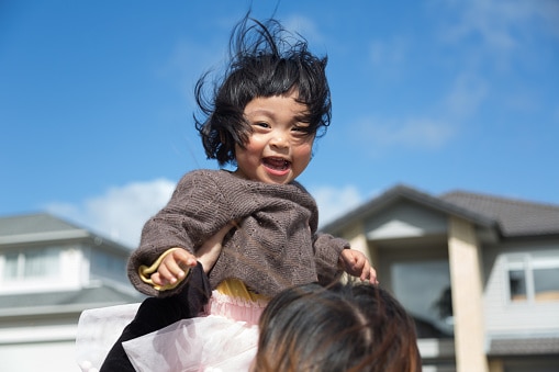 china Father children