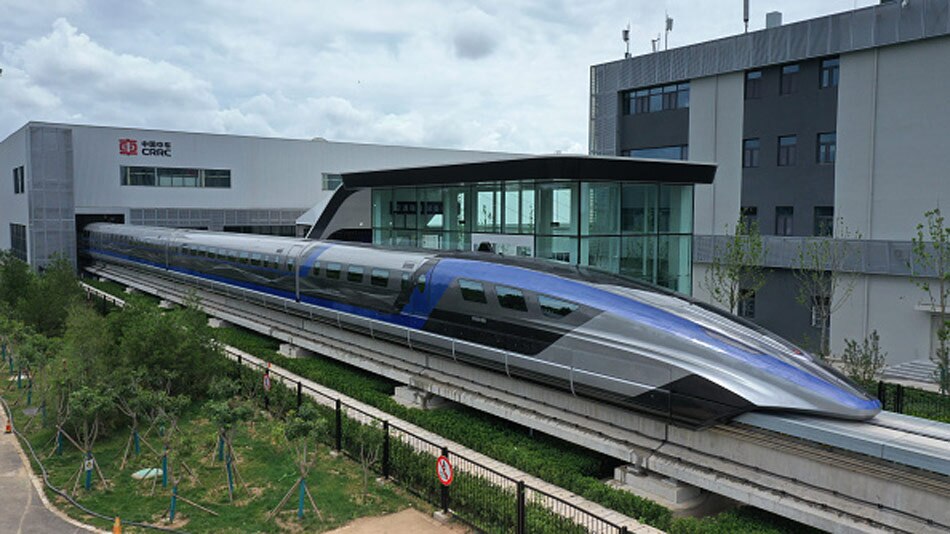 maglev train top speed of 600Kmph