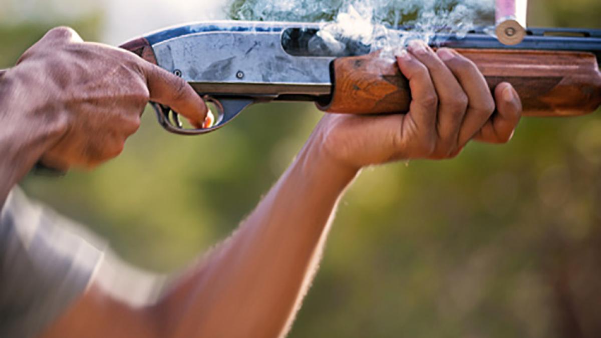 Man shot outside jail