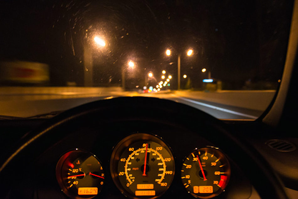 Woman jumped red lights