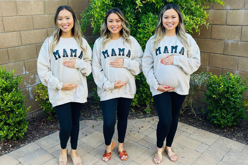 triplets are pregnant at same time