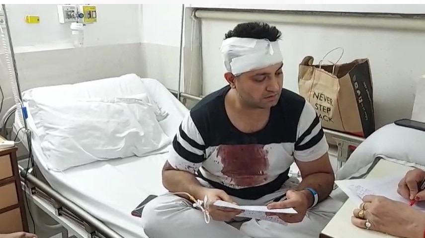 घायल युवक