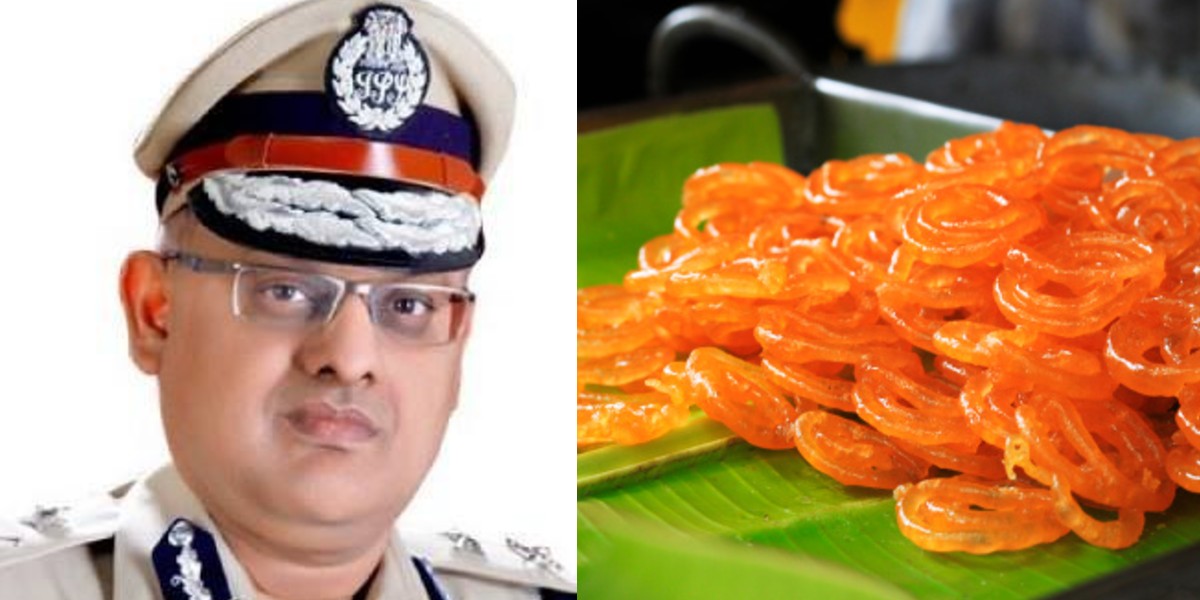 Ips jalebi tweet viral 