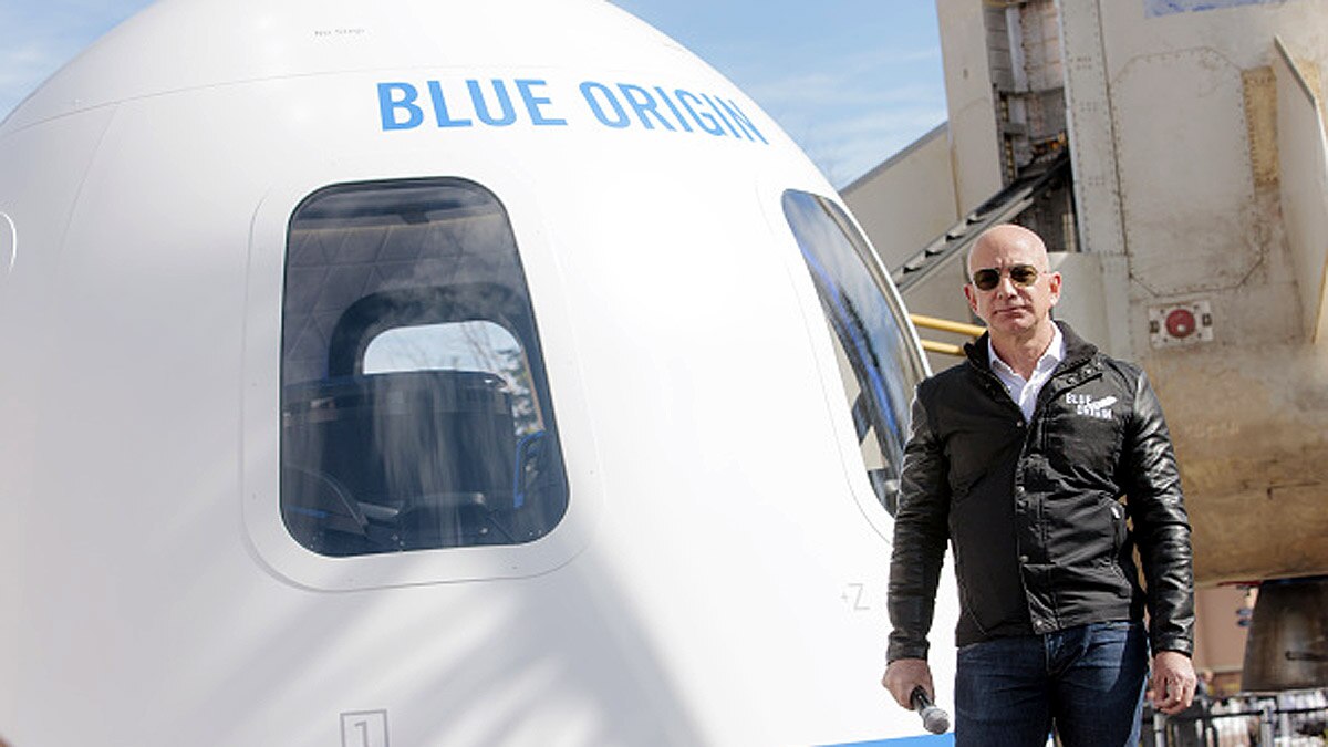 Jeff Bezos Blue Origin Launch