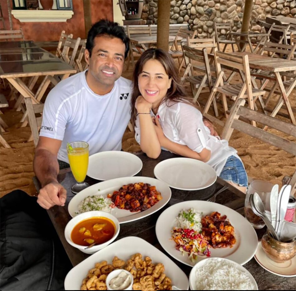 किम शर्मा-लिएंडर पेस  