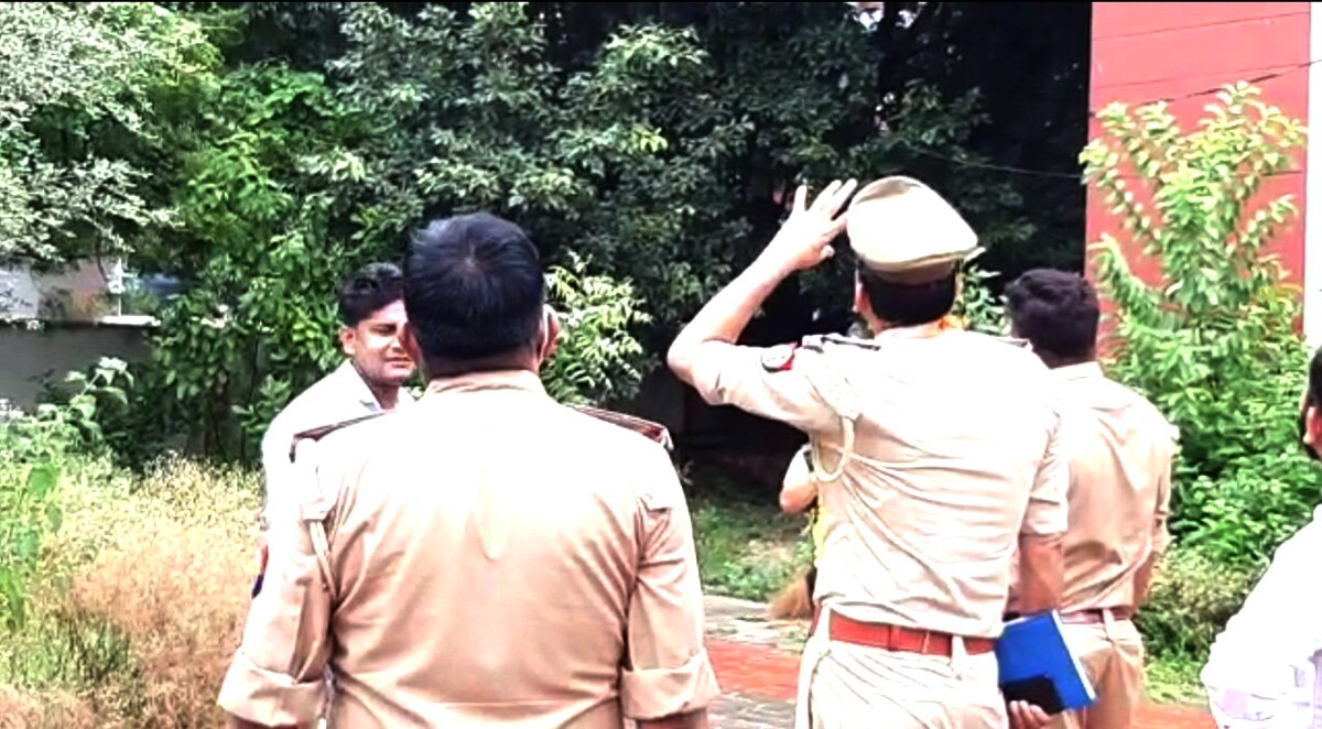 Youth climbed on water tank