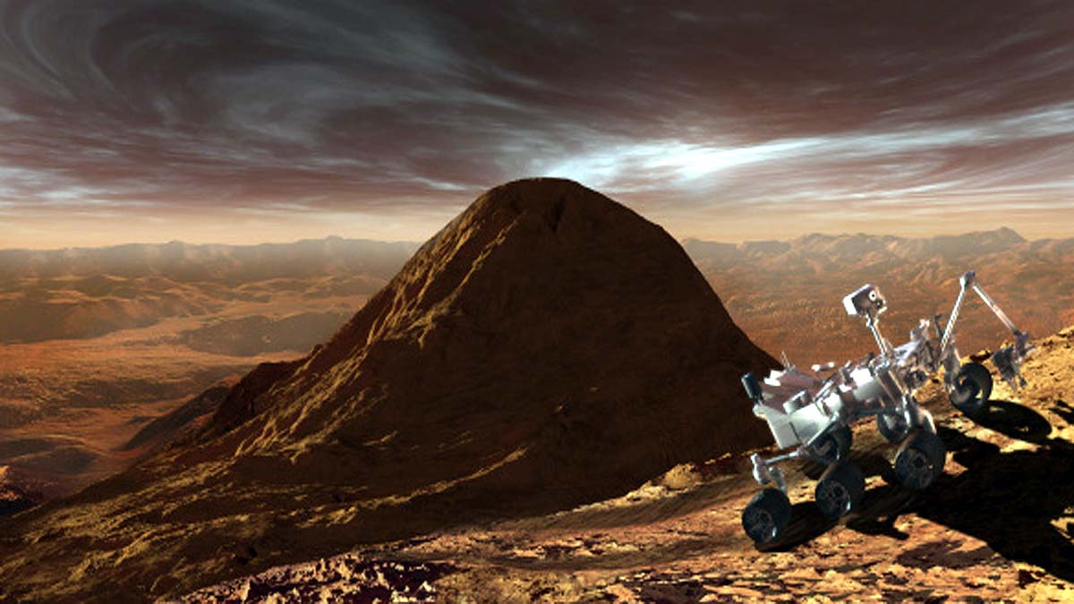 Mars South Pole Lakes