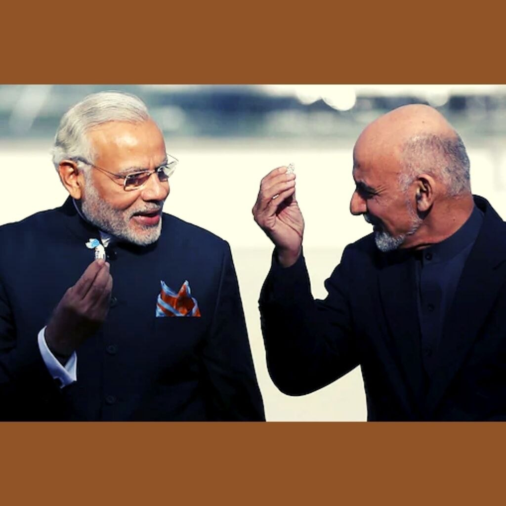 Modi and  Ashraf Ghani