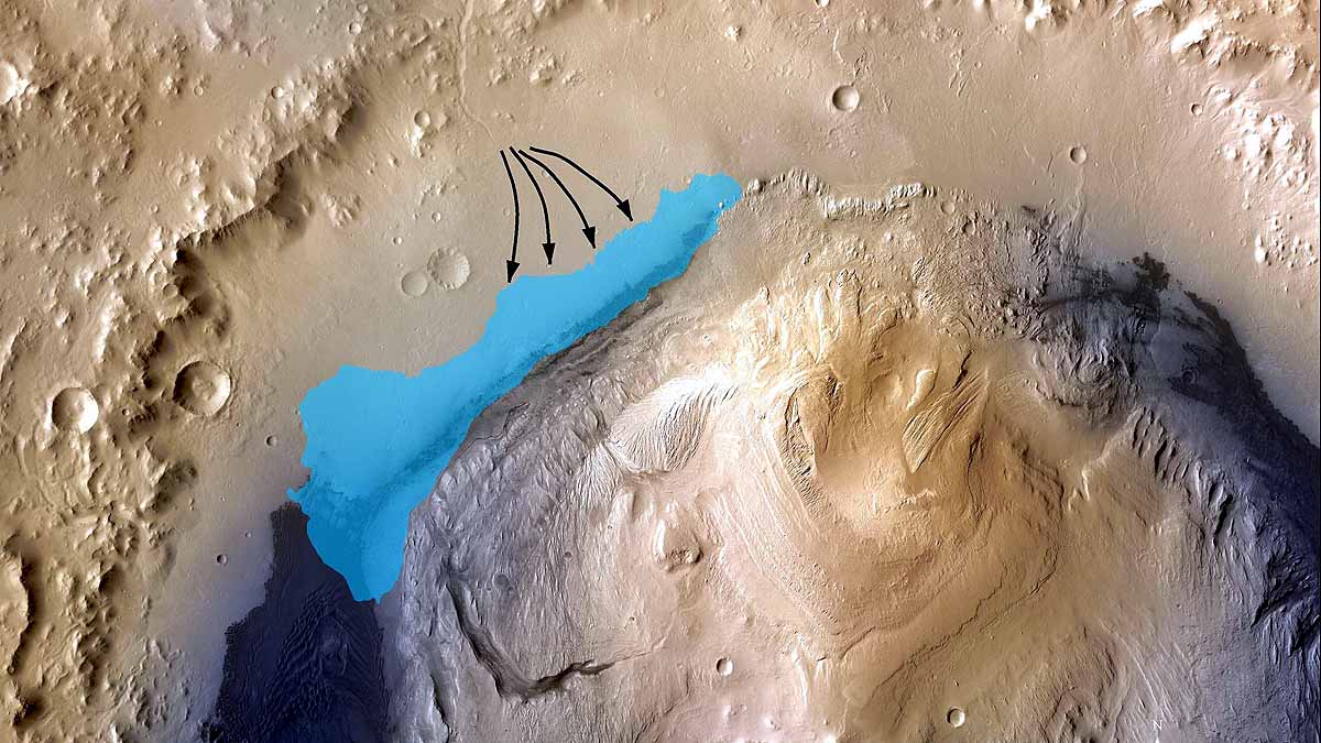 Mars South Pole Lakes