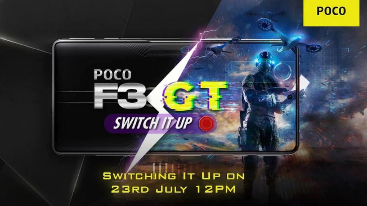 Poco F3 GT भारत में 23 जुलाई को होगा लॉन्च, मिलेंगे Dolby Atmos वाले स्पीकर्स