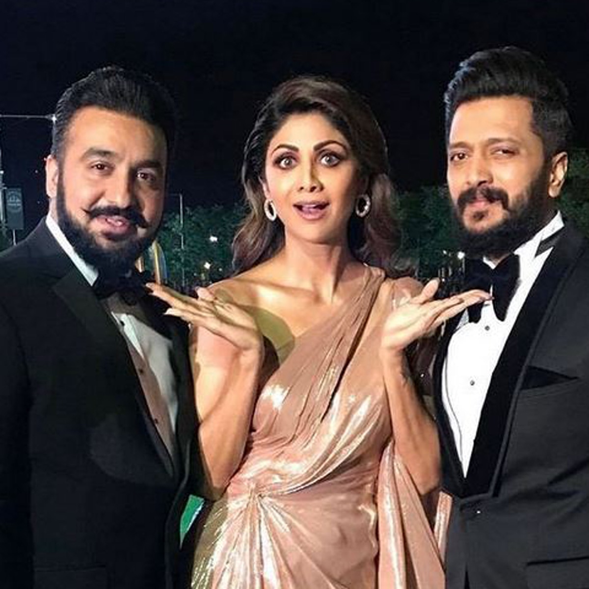 रितेश देशमुख संग शिल्पा और राज