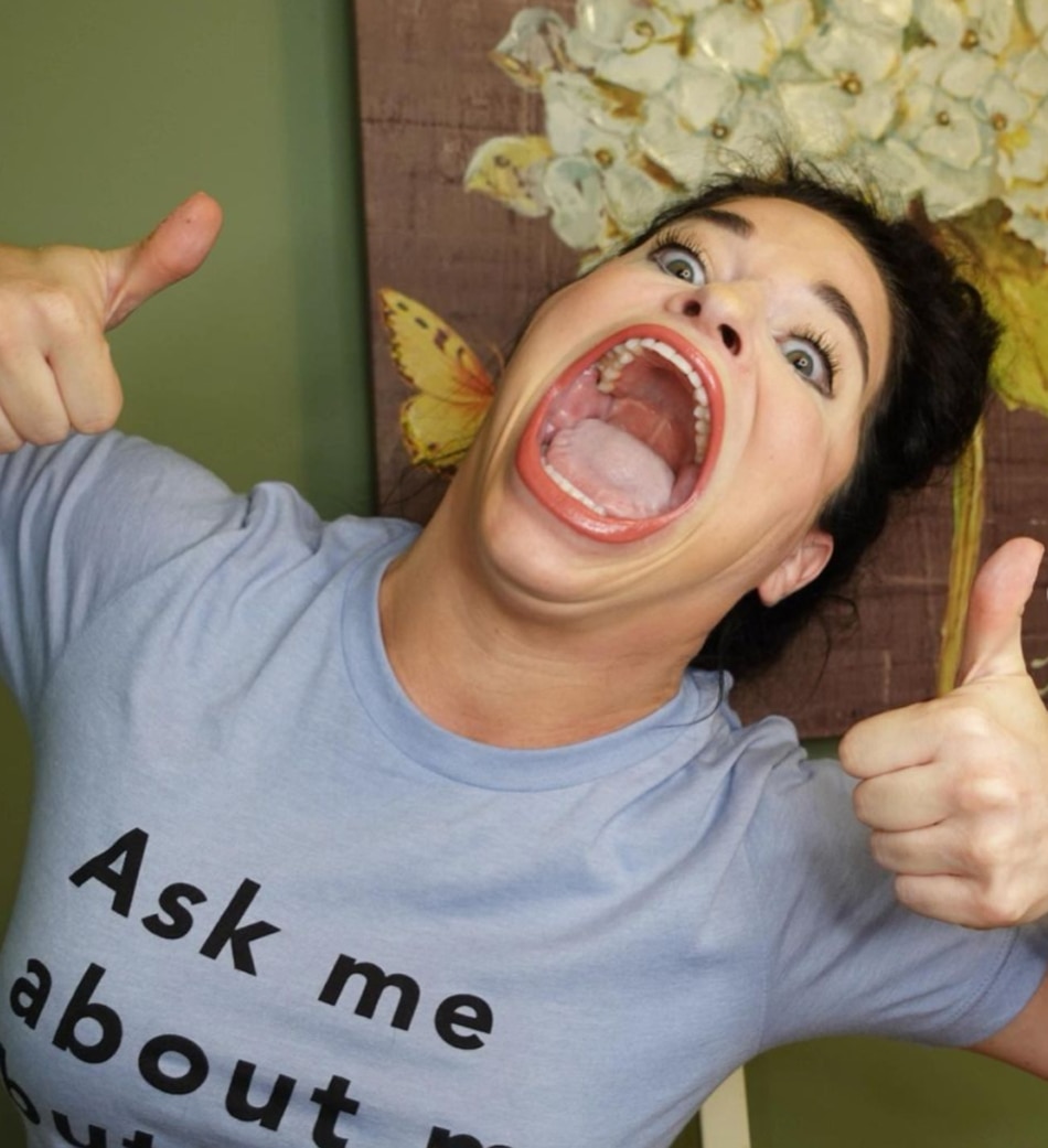 Samantha Ramsdell mouth 