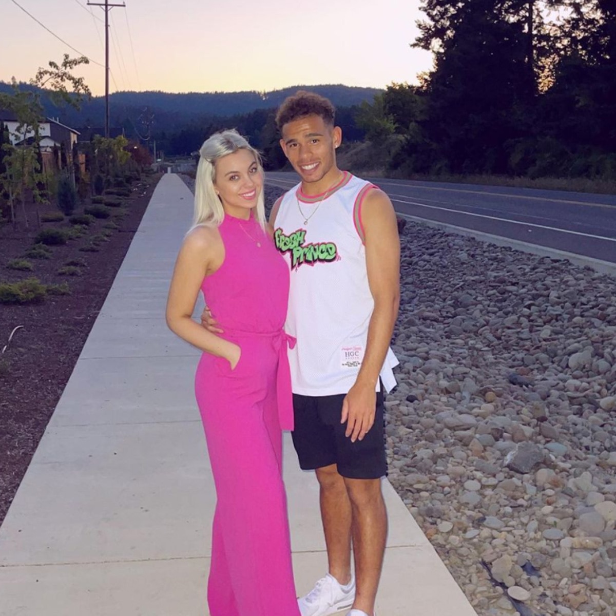 footballer proposed girlfriend