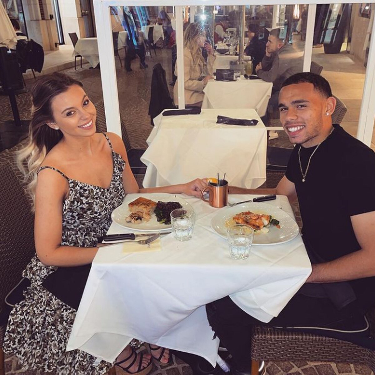 footballer proposed girlfriend