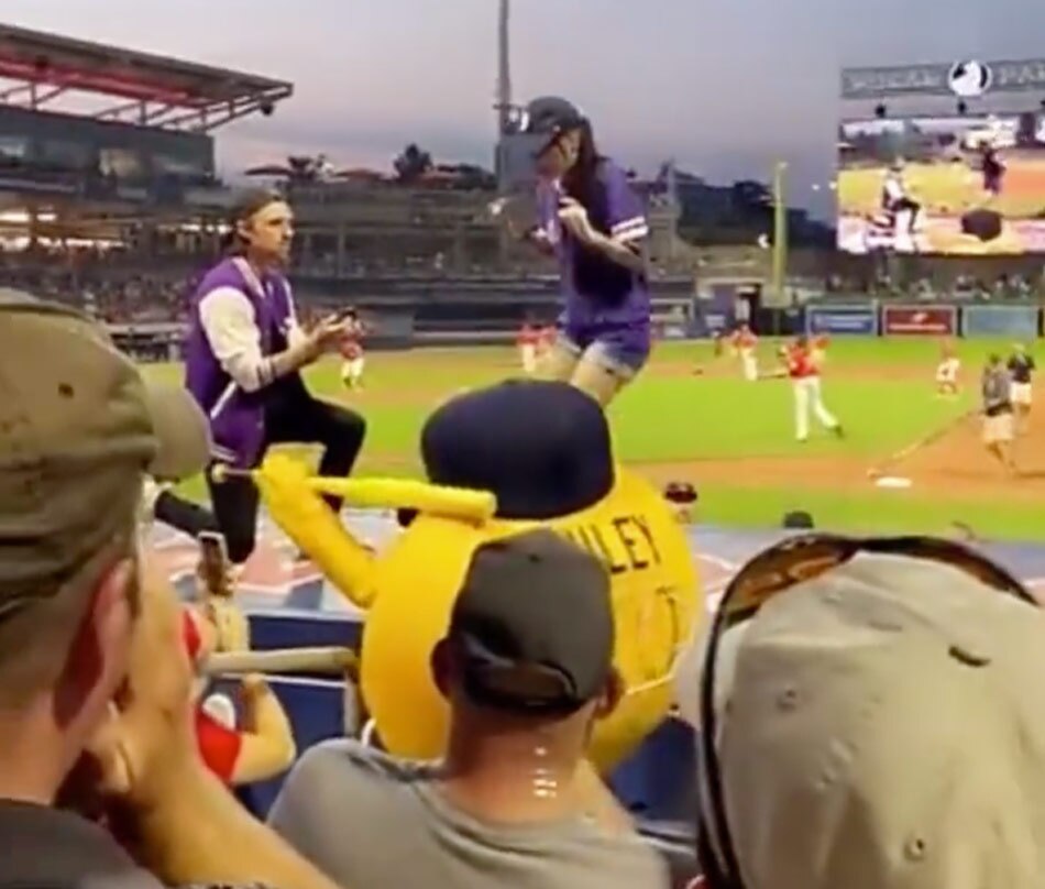 Woman runs away from partner proposal