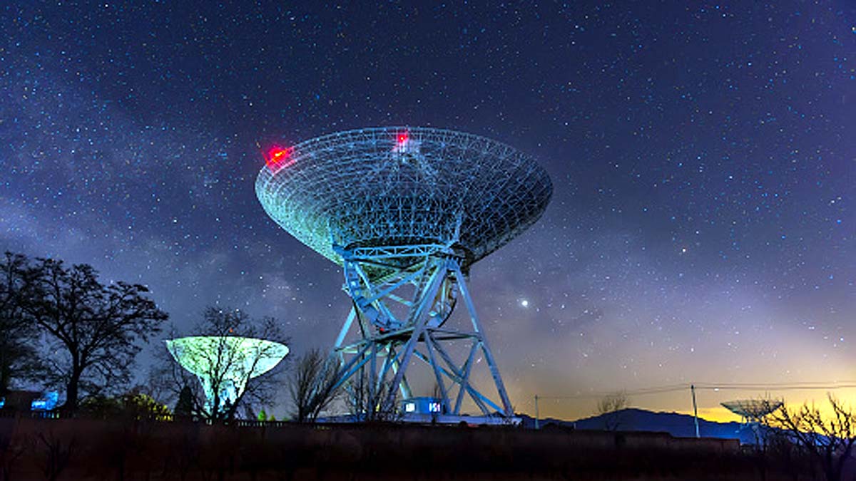 Strange Signal Milky Way