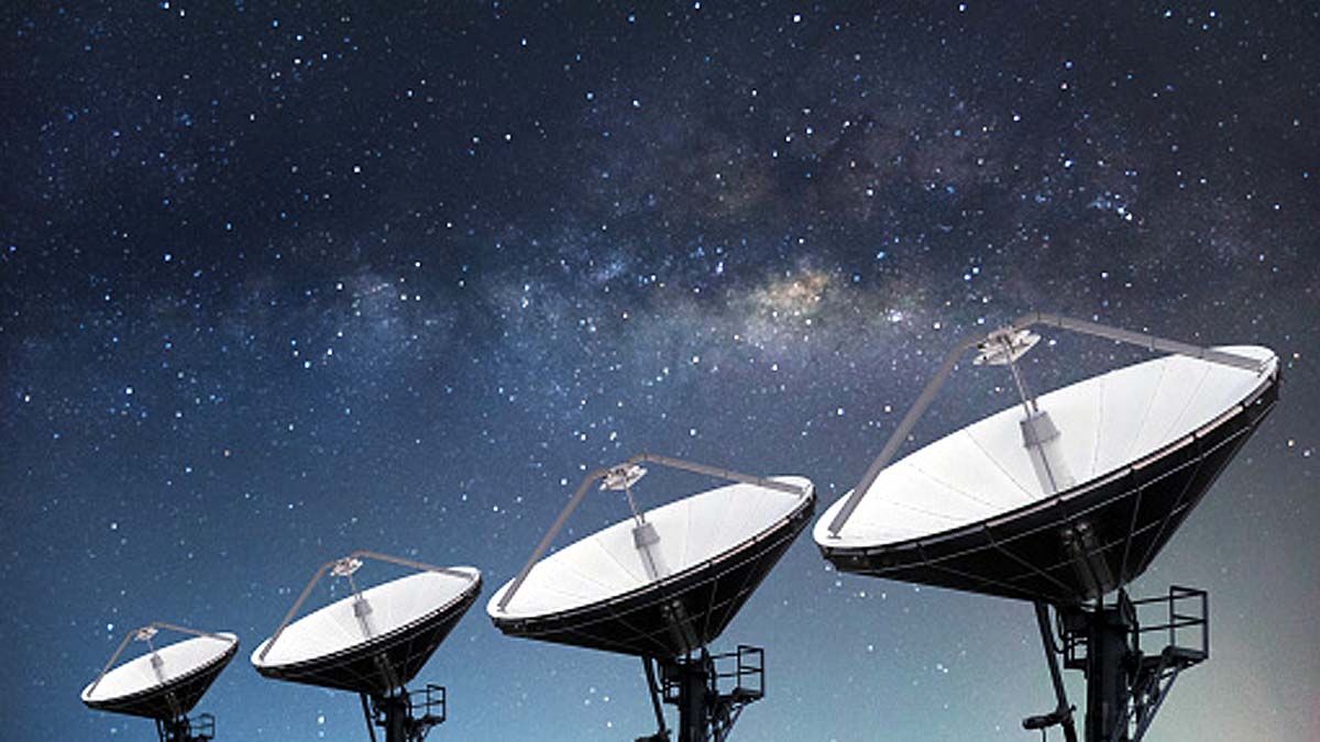 Strange Signal Milky Way