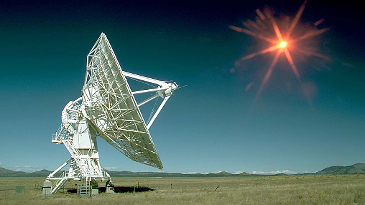 Strange Signal Milky Way