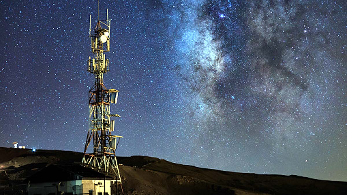 Strange Signal Milky Way