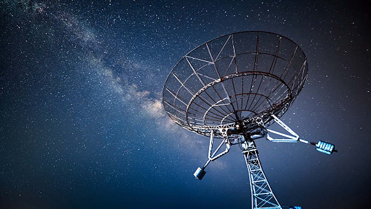 Strange Signal Milky Way
