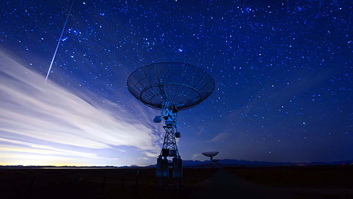 Strange Signal Milky Way