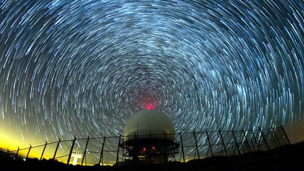 Strange Signal Milky Way