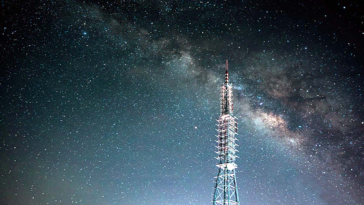 Strange Signal Milky Way