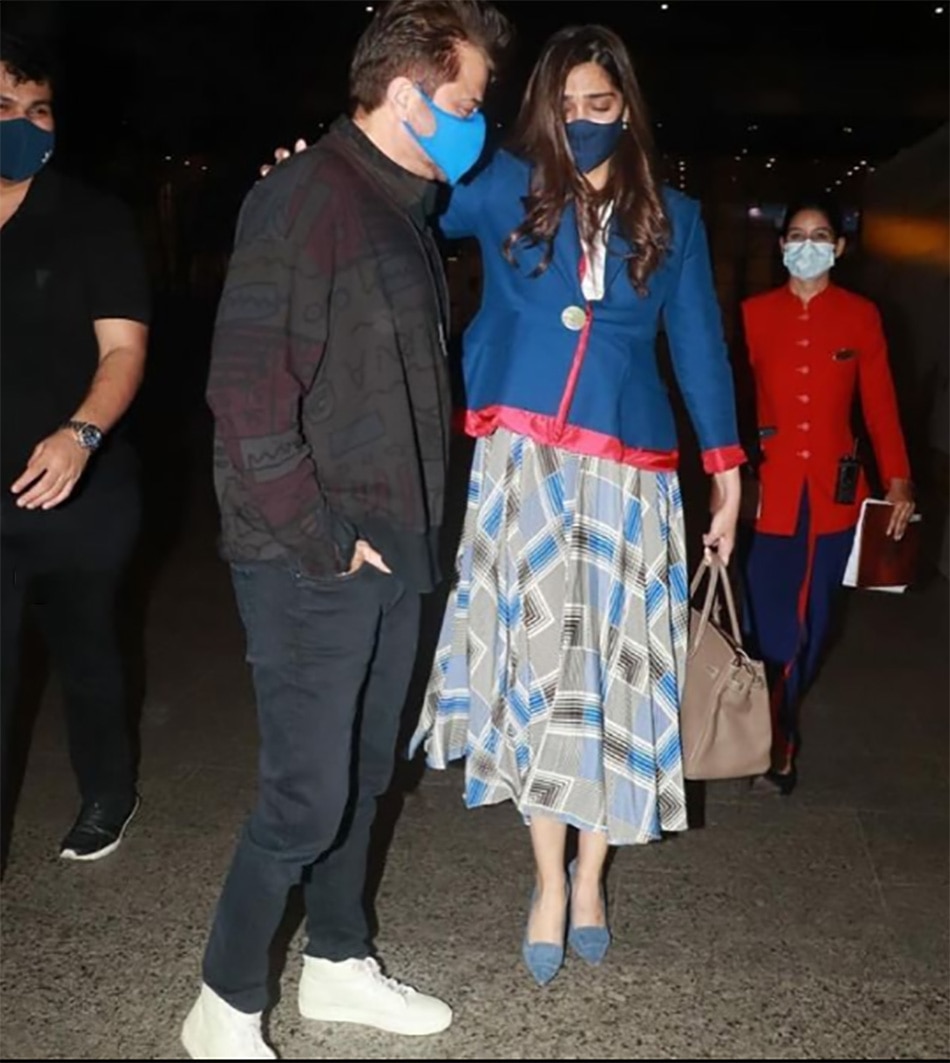 सोनम कपूर-अन‍िल कपूर 