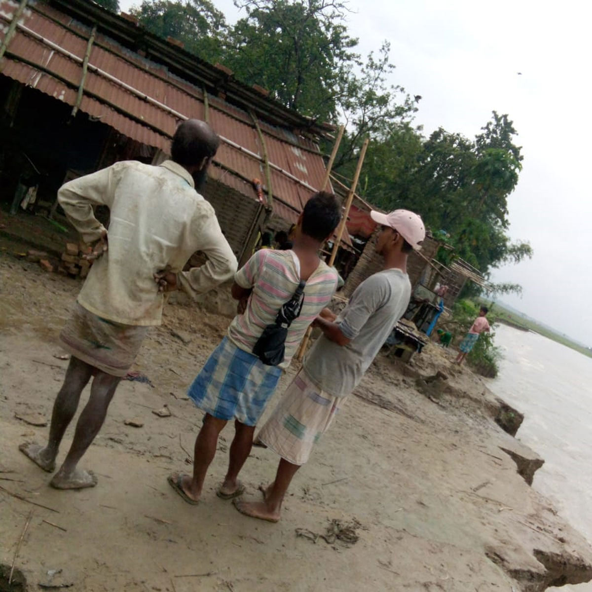 Mosque got submerged in river