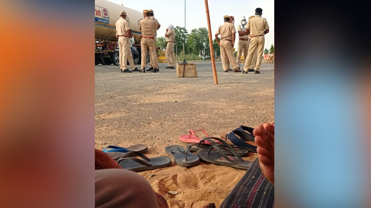 Sikar groom escaped after marriage Bride family alleges dowry demand Family protesting