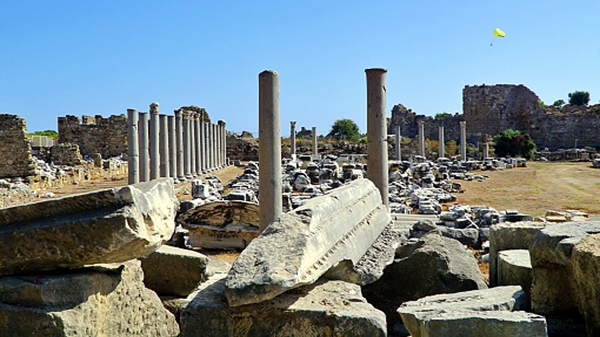Roman road Venice lagoon