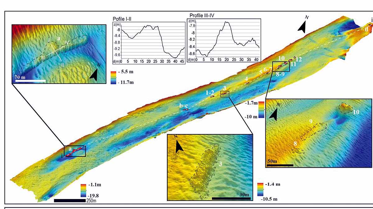 Roman road Venice lagoon