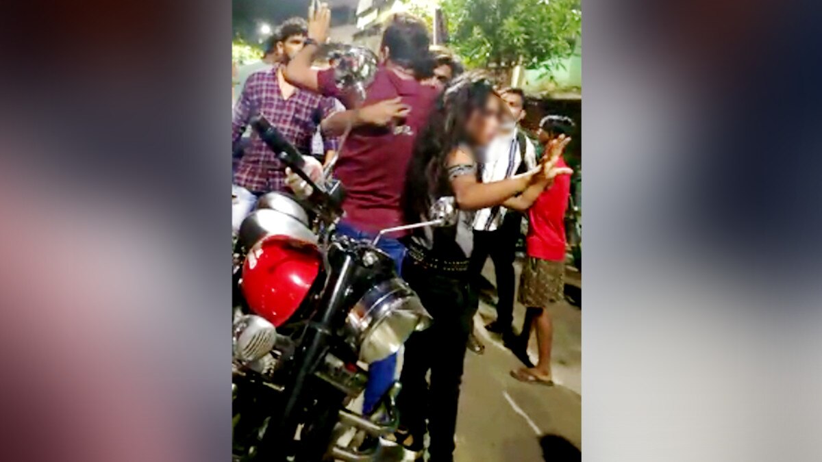 People beat up boy and girl