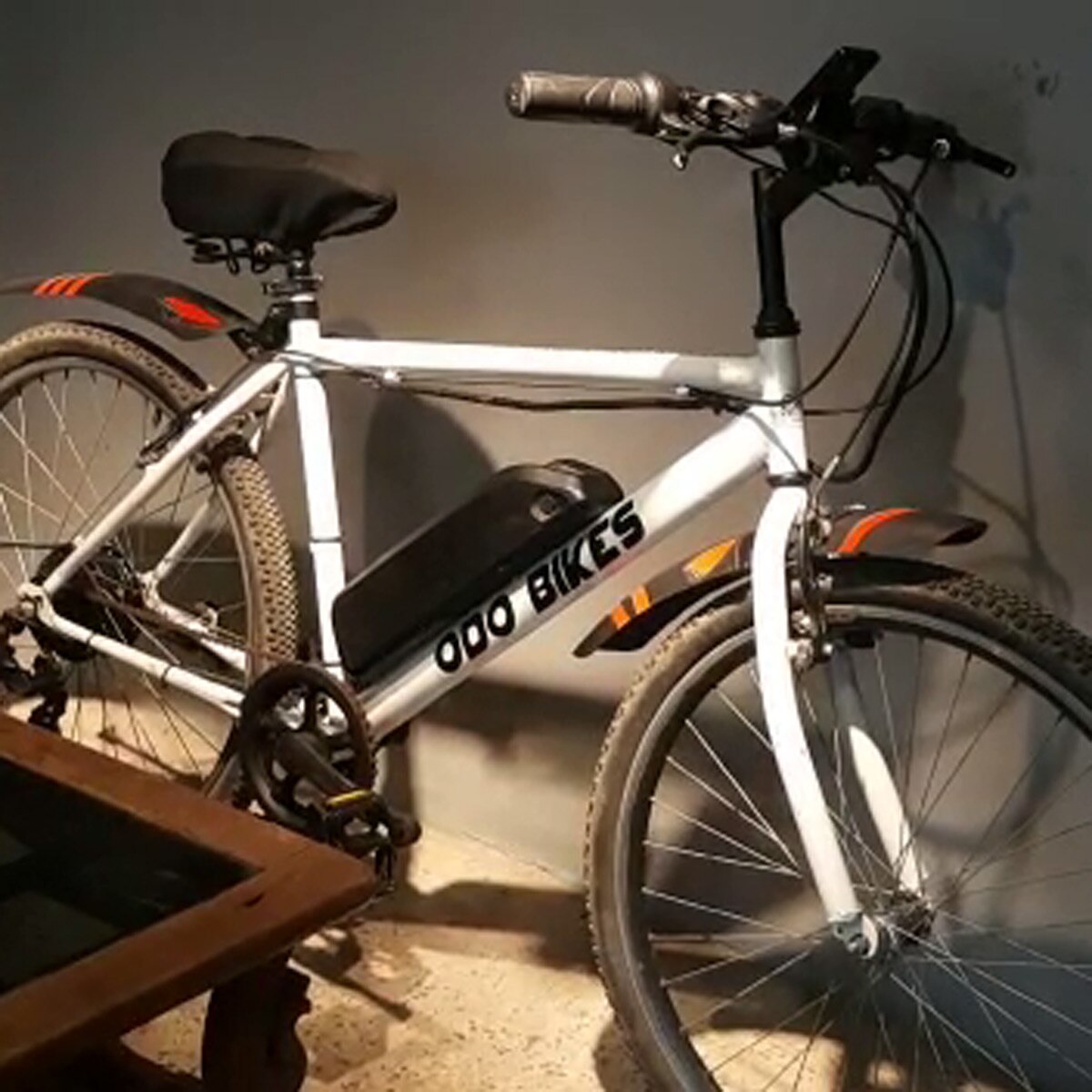Engineer brother made e-cycle from old bicycle  