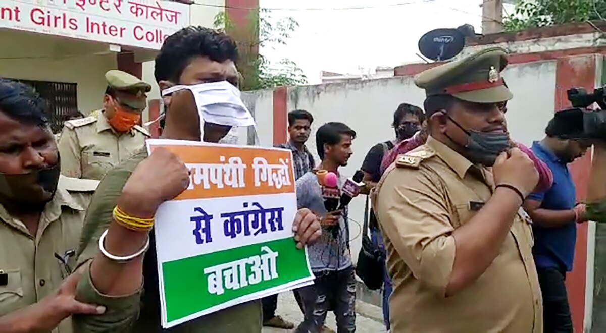 Youth climbed on water tank