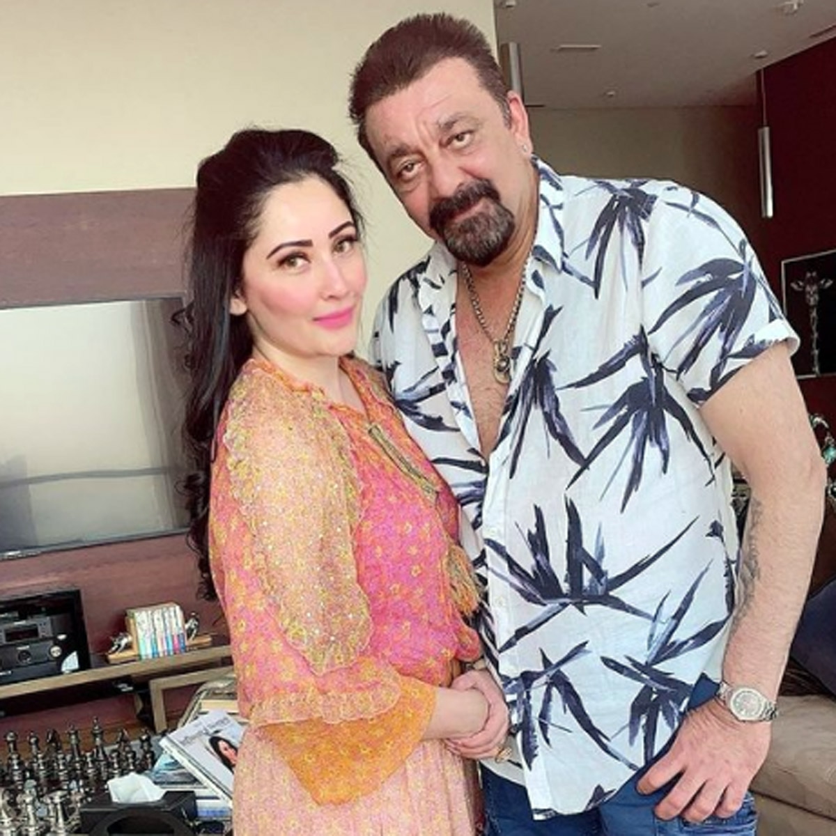 मान्यता दत्त और सजंय दत्त 