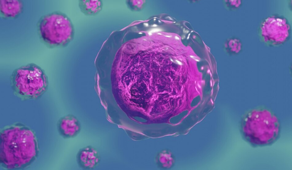 कोशिका टूटने के कारण बनता है