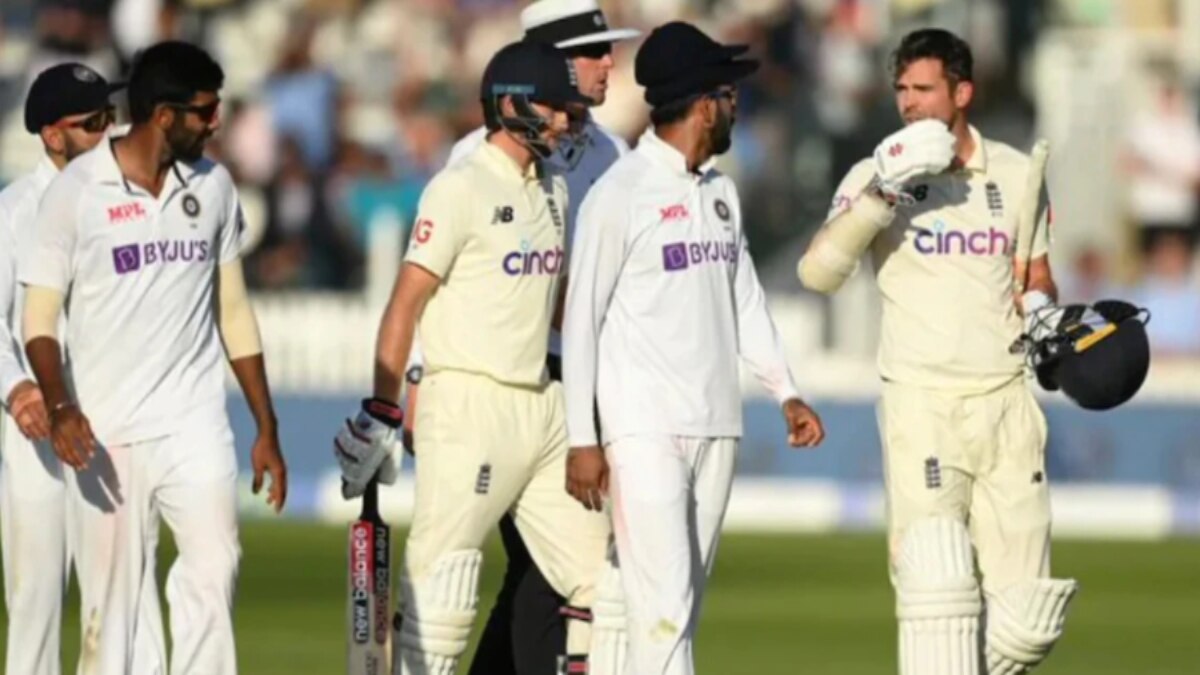 Jasprit Bumrah and James Anderson