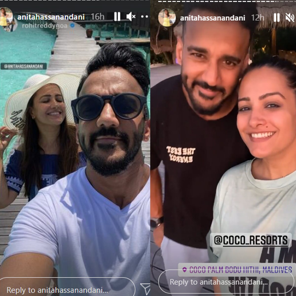 अनीता हसनंदानी फैमिली के साथ 