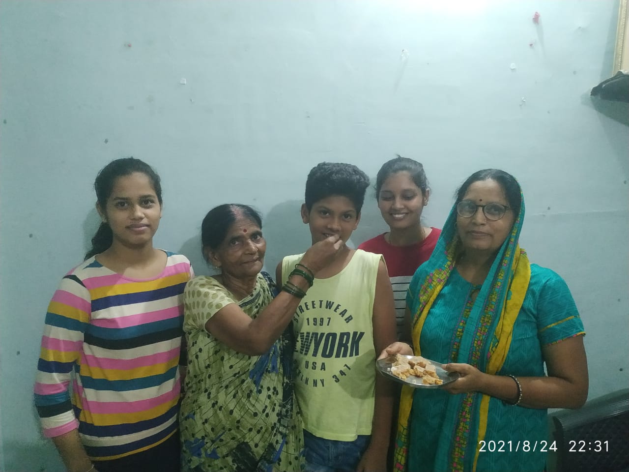 (मेघना सिंह का परिवार)