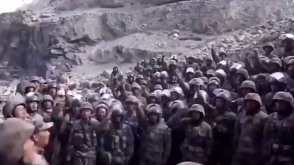 चीन ने जारी किया गलवान हिंसा का नया वीडियो 