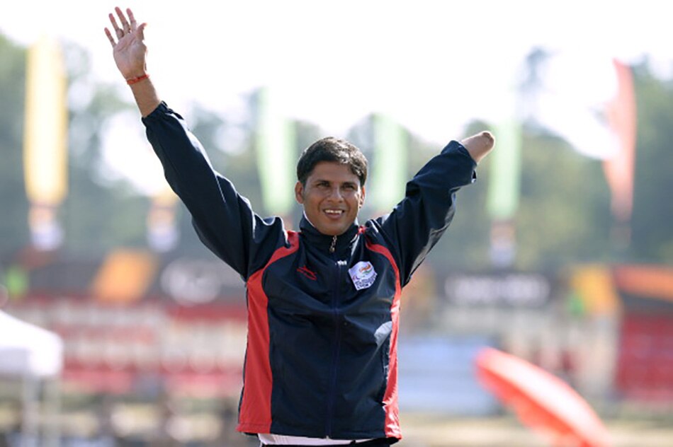 Indian paralympic player devender 