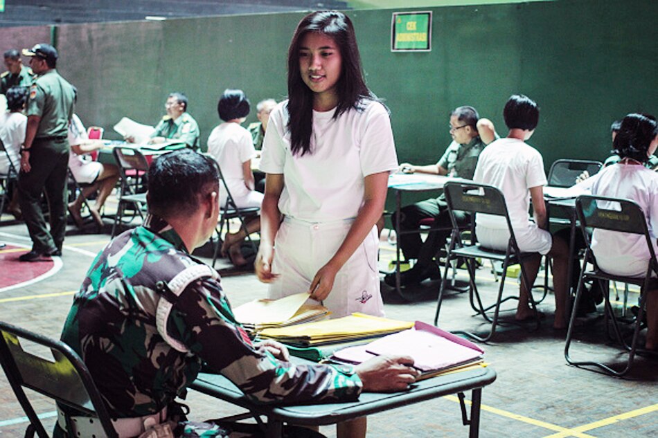 Indonesia banned virginity tests in army