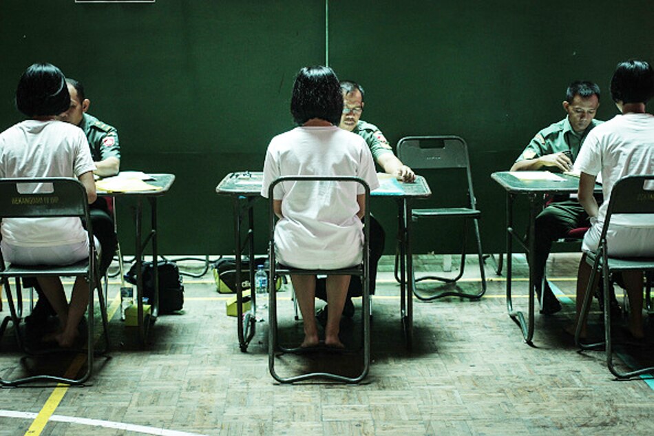 Indonesia banned virginity tests in army