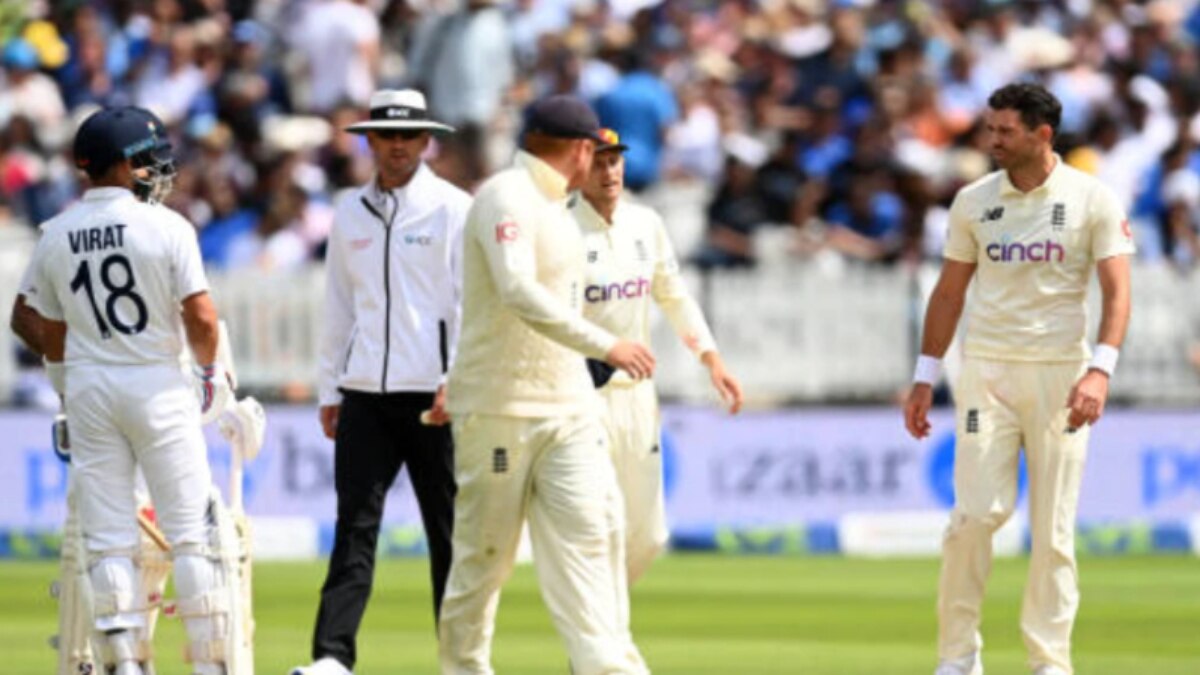 Virat Kohli and James Anderson