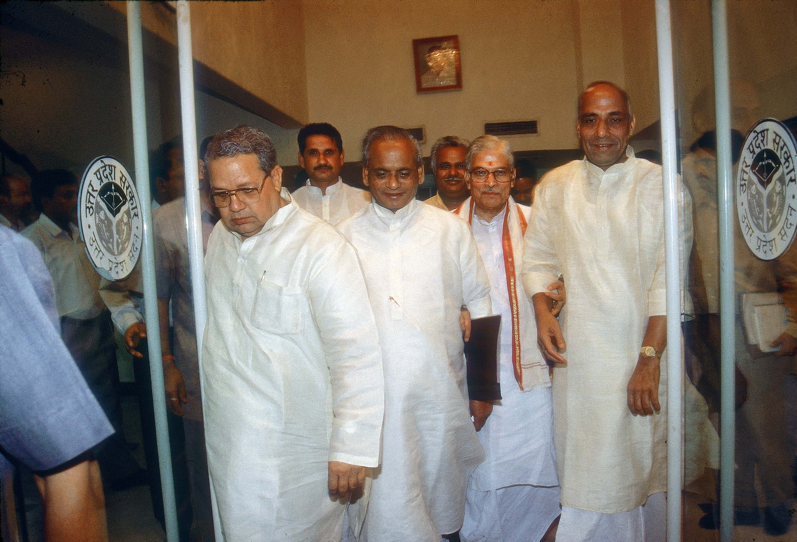 राजनाथ सिंह, मुरली मनोहर जोशी, कलराज मिश्र के साथ कल्याण सिंह